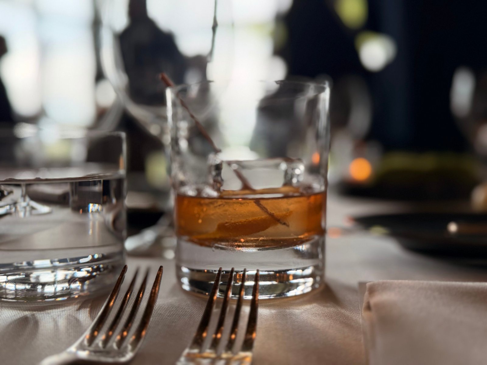 Old Fashioned cocktail at Canlis Seattle
