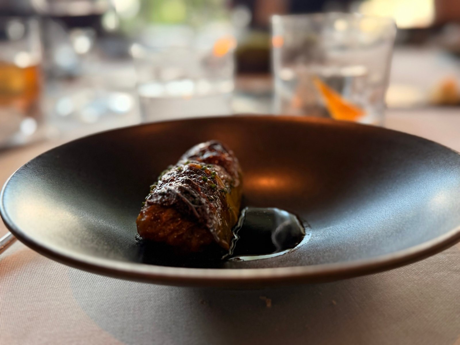 Duck Caponata at Canlis Seattle