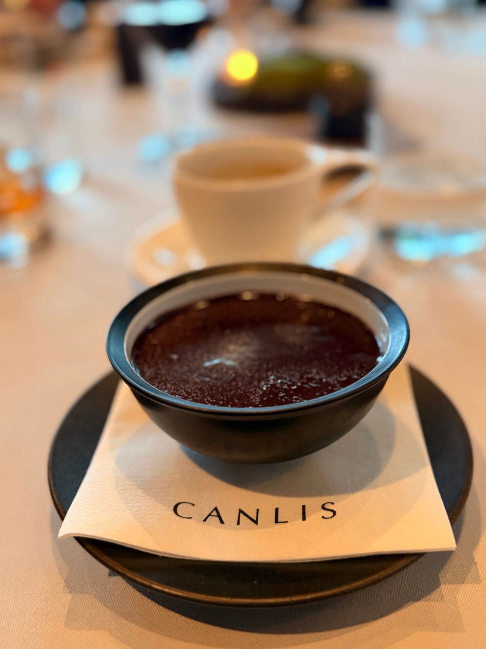 Chocolate Pot de Creme at Canlis Seattle